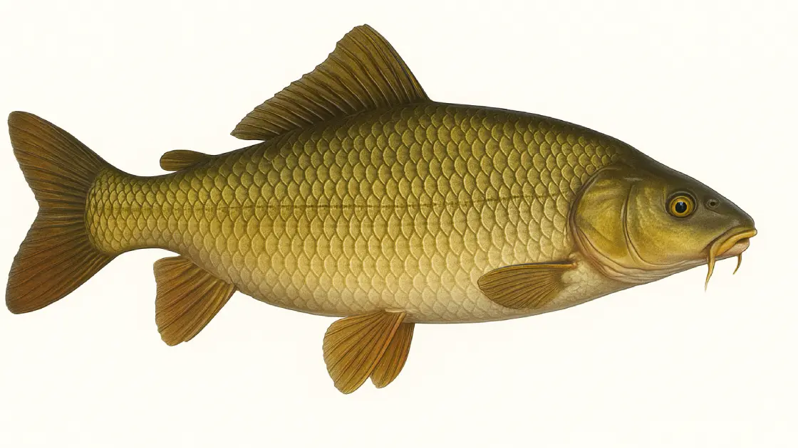 Carpe commune (Cyprinus carpio) Carpe commune (Cyprinus carpio)
