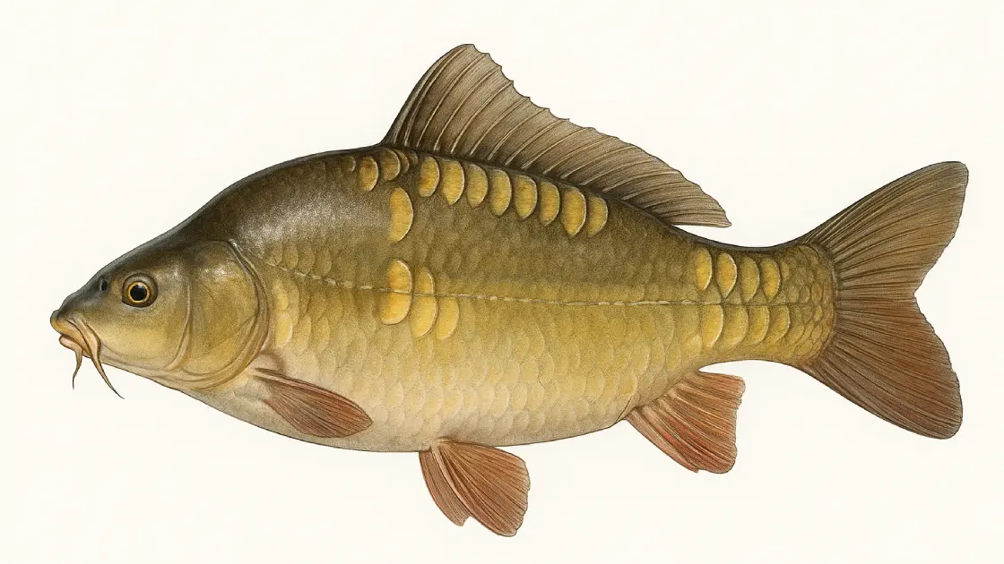 Carpe miroir (Cyprinus carpio carpio) Carpe miroir (Cyprinus carpio carpio)