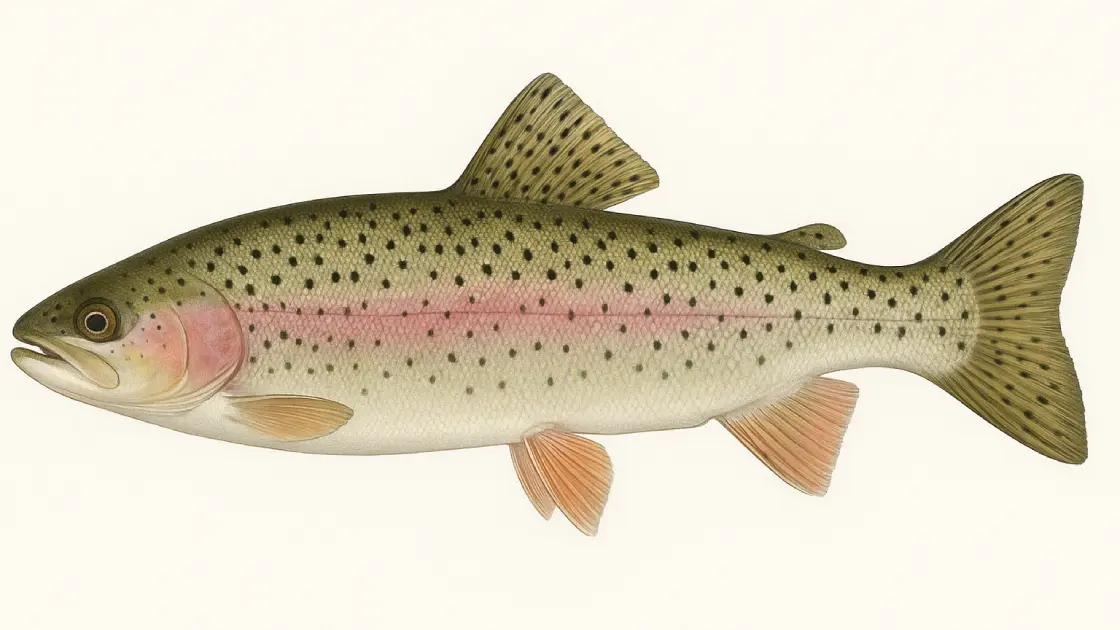 Truite arc-en-ciel (Oncorhynchus mykiss) Truite arc-en-ciel (Oncorhynchus mykiss)